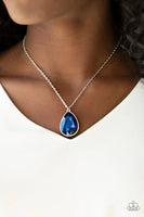 So Obvious - Blue - Paparazzi Necklace