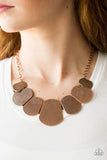 CAVE The Day - Copper - Paparazzi Necklace #1766