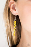 Turn Up The Volume - Yellow -Paparazzi Necklace
