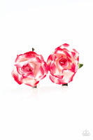 Springtime Orchards - Red - Paparazzi Hair Clip Hair Accessory
