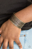 Wire Warrior - Brass - Paparazzi Cuff Bracelet
