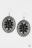 Paparazzi - Absolutely Apothecary - Black Earrings