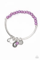 Ever Everest - Purple - Paparazzi Bracelet #1421