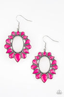 Fashionista Flavor - Pink - Paparazzi Earrings