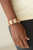 WEAVE High and Dry - Brown - Paparazzi Sliding Knot/Cord Bracelet