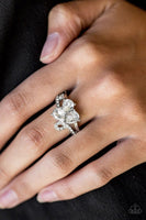 Paparazzi - Friends In High-End Places - White Paparazzi Ring