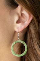 Bubbly Babe - Green - Paparazzi Earrings #898