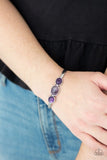 ROAM Rules - Purple - Paparazzi Cuff Bracelet