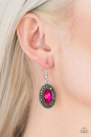 Wonderfully West Side Story - Pink - Paparazzi Earrings #2613
