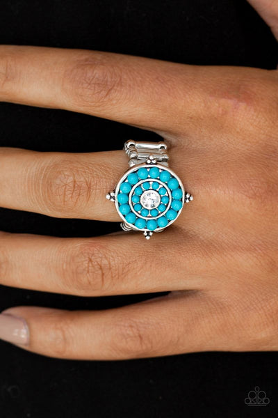 High-Tide Pool Party - Blue -Paparazzi Ring