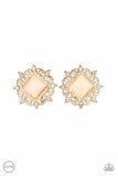 Paparazzi - Get Rich Quick - Gold Clip-on Earrings #1415 (D)