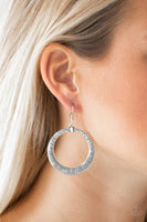 Mayan Mantra - Silver - Paparazzi Earrings