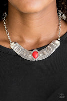 Paparazzi - Very Venturous - Red Necklace