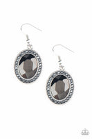 Only FAME In Town - Silver - Paparazzi Earrings