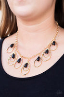 Rustic Ritz - Gold - Paparazzi Necklace #880 (D)