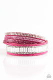 Just In SHOWTIME - Pink - Paparazzi Snap Double Wrap Bracelet