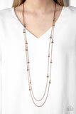 Ultrawealthy - Copper - Paparazzi Necklace