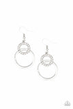 Regal Refinery - White - Paparazzi Earrings