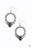 Natural Springs - Black - Paparazzi Earrings Fishhook #793 (D)