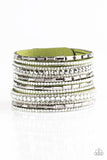 Wham Bam Glam - Green - Paparazzi Snap Bracelet