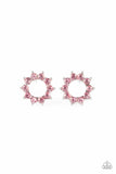 Richly Resplendent - Pink - Paparazzi Post Earrings