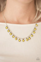 Paparazzi - Gypsy Glow - Yellow Necklace