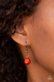 You The GLAM! - Orange - Paparazzi Necklace #4685