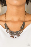 STEER It Up - Copper - Paparazzi Necklace