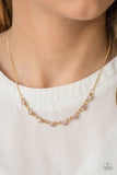 Stay Sparkly - Gold - Paparazzi Necklace #1340 (D)