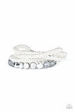 Refined Renegade - White - Paparazzi Clasp Bracelet