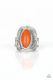 Ground RULER - Orange - Paparazzi Ring