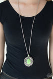 Sunset Sensation - Green - Paparazzi Necklace #147 (D)