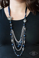All The Trimmings - Blue - Paparazzi Necklace #1002