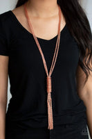 Paparazzi - Boom Boom Knock You Out - Copper Shiny Necklace #402 (D)