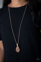 Paparazzi - Magic Potions - Rose Gold Necklace #2241 (D)