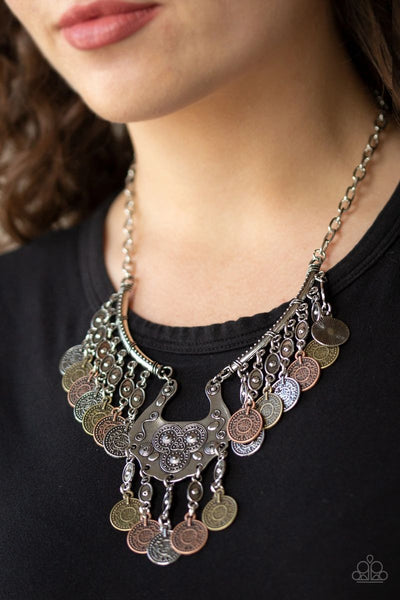 Paparazzi - Treasure Temptress - Multi Necklace #3927 (D)