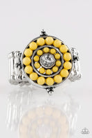 High-Tide Pool Party - Yellow - Paparazzi Ring