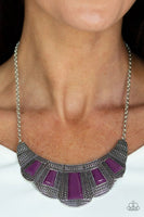 Paparazzi - Lion Den - Purple Necklace