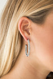 Big Winner - Black - Hoop Earrings Paparazzi #768 (D)