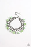 Paparazzi "Let Me SEA!" - Green Clasp Bracelet #3428 (D)