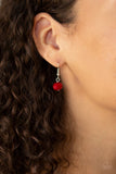 Glitter Gratitude - Red - Paparazzi Necklace