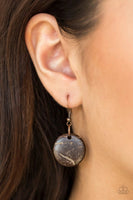 Grand Turks Getaway - Copper - Paparazzi Wood Necklace