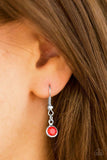 Summer Cool - Red - Paparazzi Necklace #4853 (D)