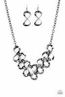 Work, Play, and Slay - Black - Paparazzi Necklace