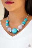 Daytime Drama - Blue - Paparazzi Necklace #292(d)