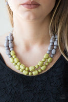 Island Excursion - Green - Paparazzi Necklace #1252 (D)