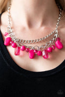Paparazzi - Brazilian Bay - Pink Necklace #501