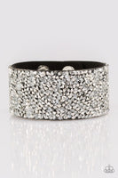 More Bang for Your Buck – Black - Paparazzi Snap Bracelet #837 (D)
