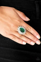BAROQUE The Spell - Green - Paparazzi Moonstone Ring #4868