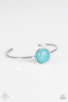 Countryside Chic - Blue - Paparazzi Cuff Turquoise Bracelet #4748